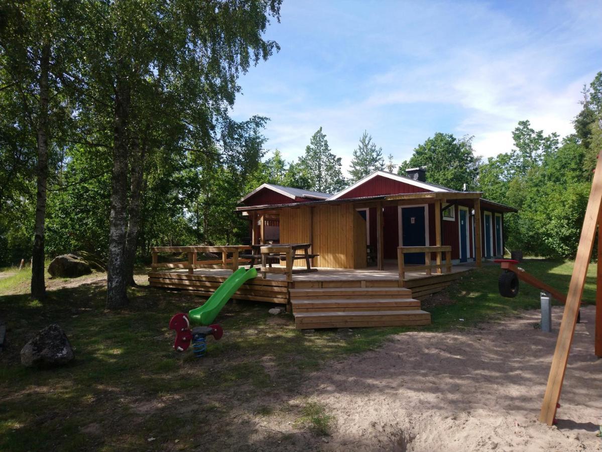 Stensjoe Camping Hotel Vastra Stensjo Bagian luar foto